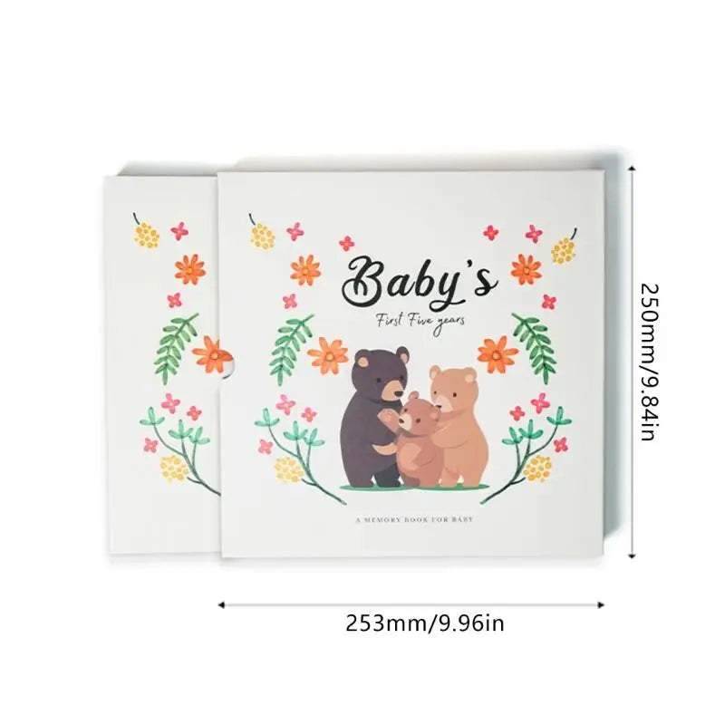 Baby Growth Journal – Milestone Memory Book & Scrapbook Gift