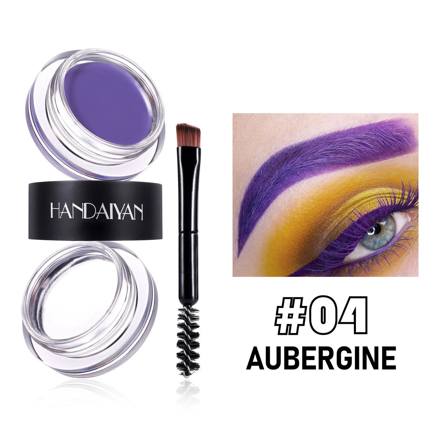 Handaiyan 2-in-1 Waterproof Eyebrow Wax & Tint Pomade | 3D Brows