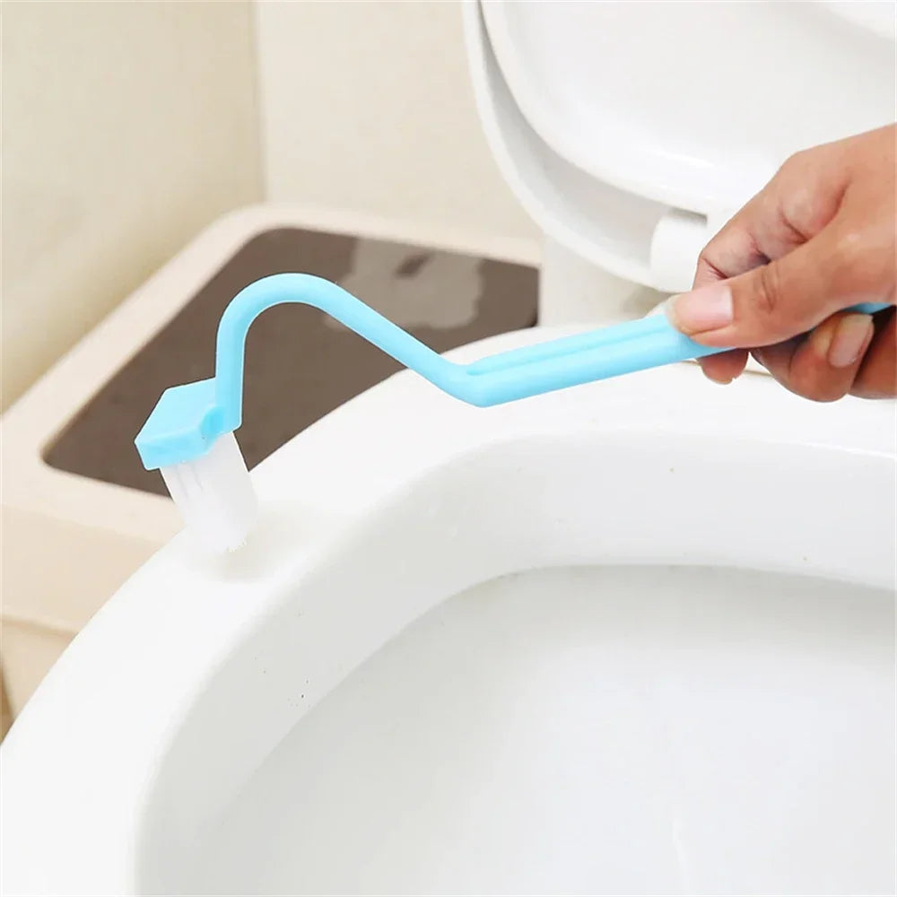 V-Shape Long Handle Toilet Brush – No Blind Spot Crevice Cleaner Toilet Brush Peaceful Pleasures Health and Wellness
