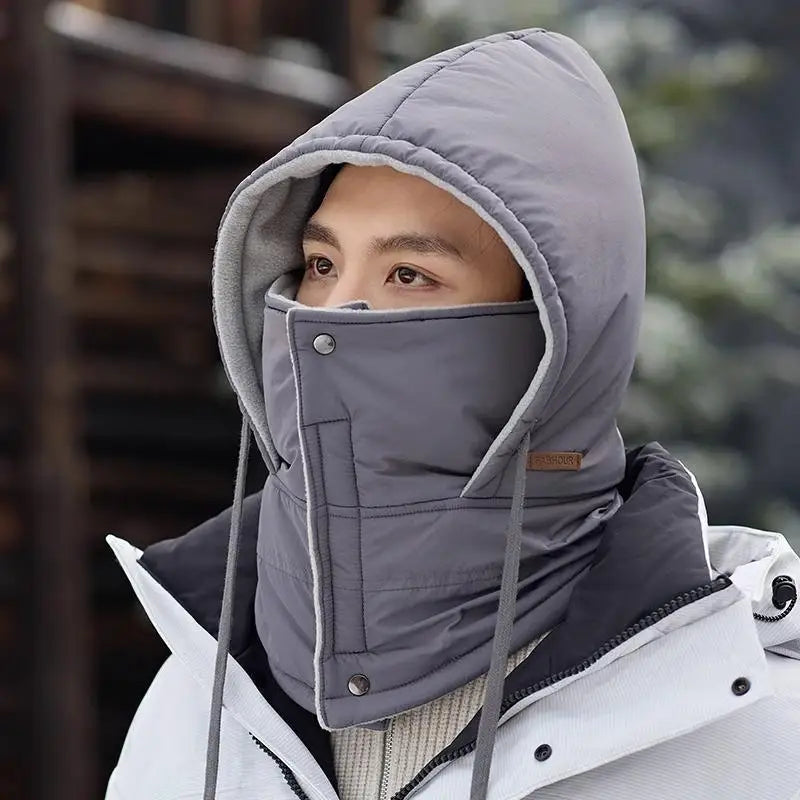 Windproof Cycling Cap with Neck Warmer & Mask | Winter Hat