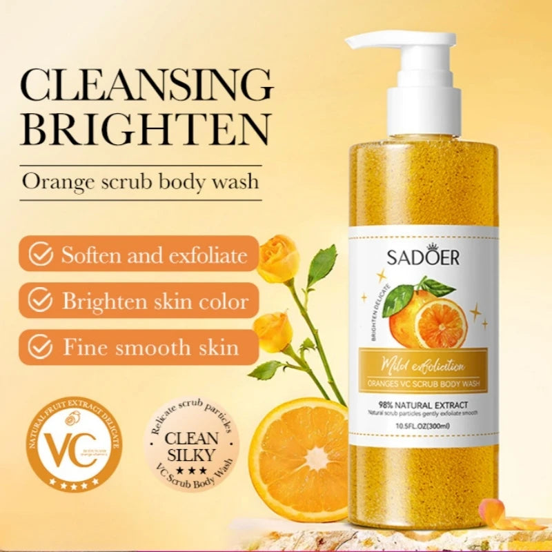 300ml Exfoliating Shower Gel | Brighten & Smooth Skin