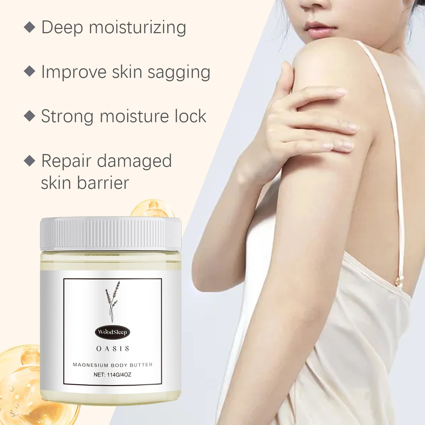 Magnesium Shea Butter Body Lotion – Moisturizing Muscle Soother