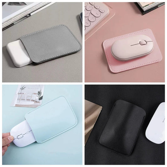 Magic Mouse Pouch Wireless Mouse Protective Sleeve PU Leather Anti Scratch Storage Bag for MacBook Laptop Case Peaceful Pleasures Health and Wellness