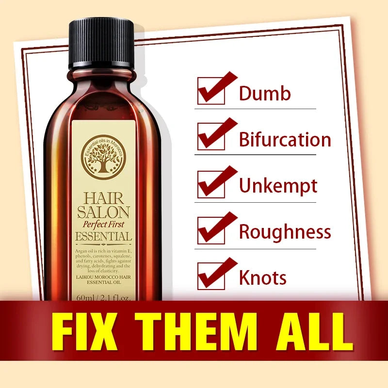 Laikou Argan Hair Oil – Anti-Hair Loss & Frizz Repair 60ml