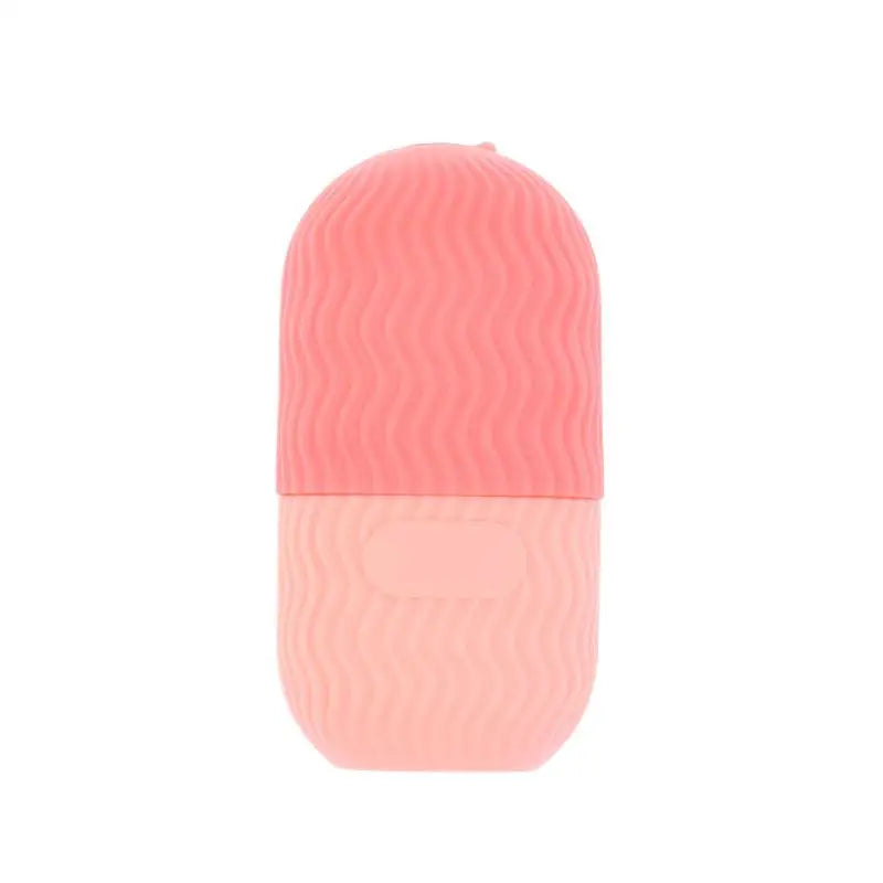 Silicone Mold Ice Roller Massager Mold For Facial Ice Pack Skincare Tools Eliminating Eye Bags Reusable And Soothing Peaceful Pleasures Health and Wellness Pink