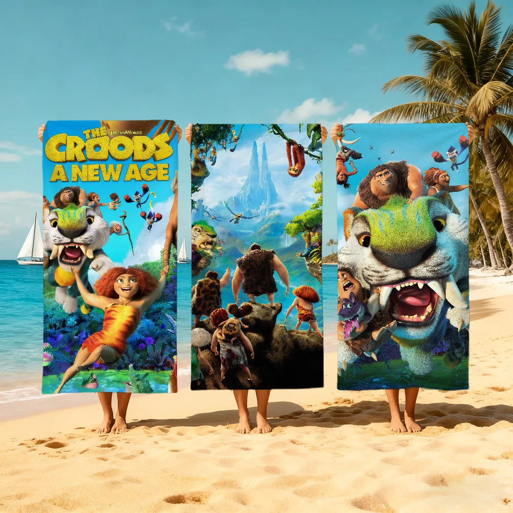 The Croods 2 Quick-Dry Beach Towel | Soft Pool & Travel Towel