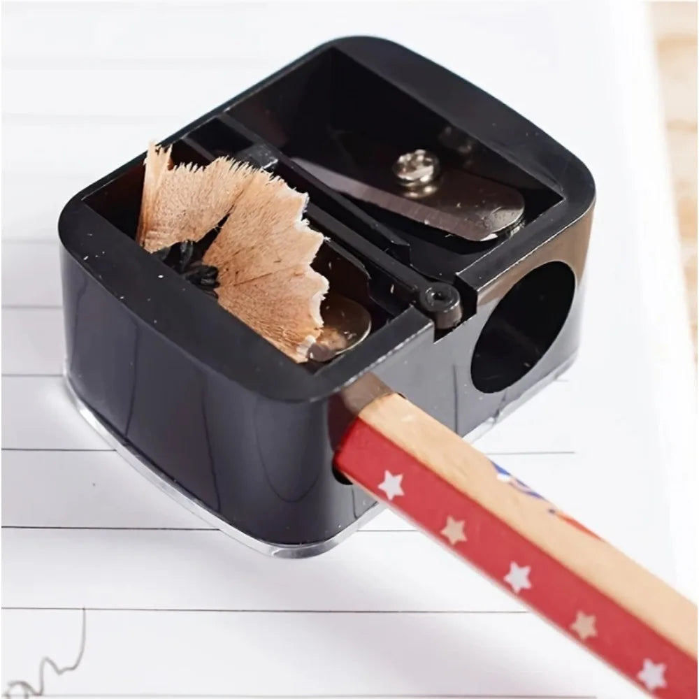 Double Hole Pencil Sharpener Make-up Multi-purpose Automatic Office