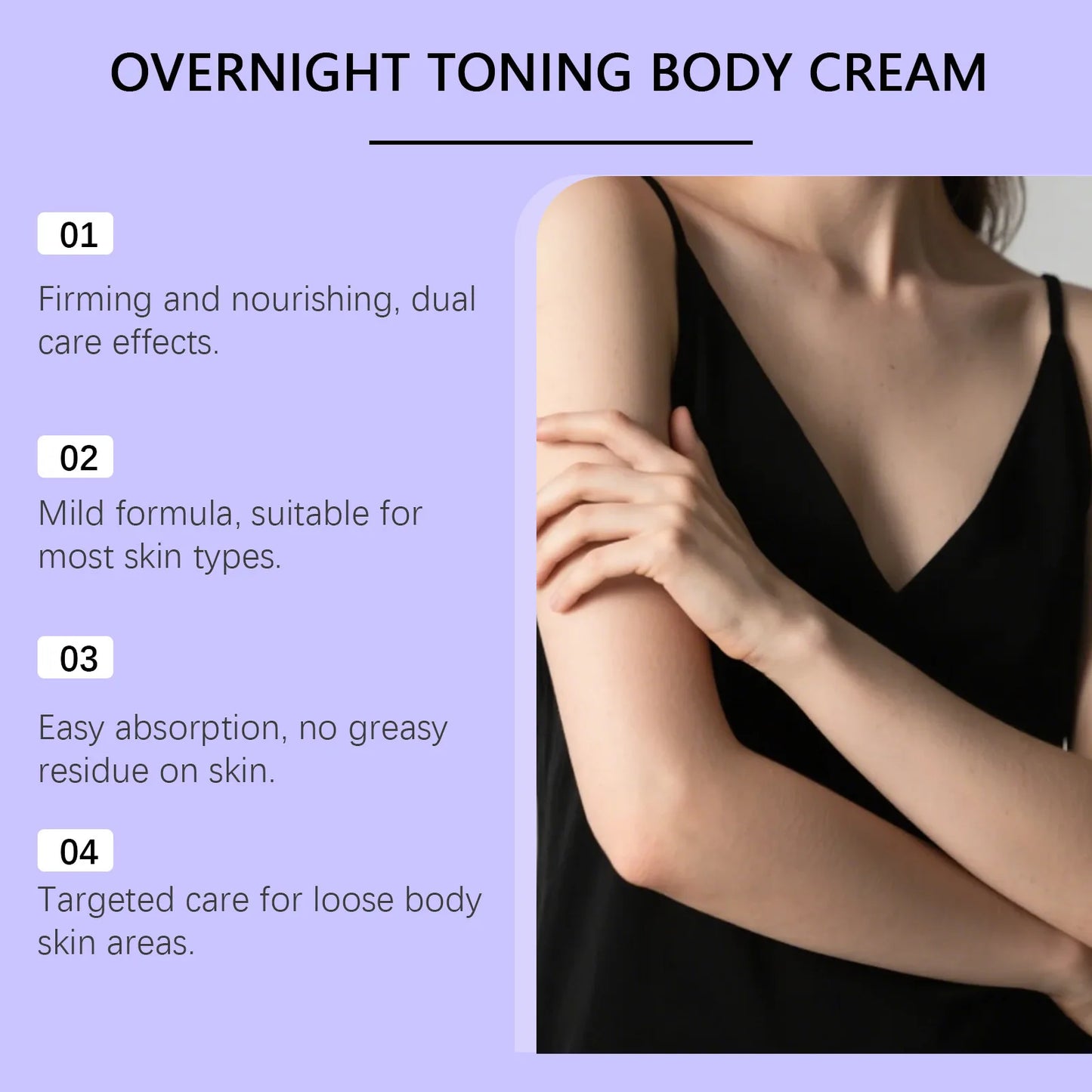 Viareline Overnight Firming Body Cream – Toning & Moisturizing