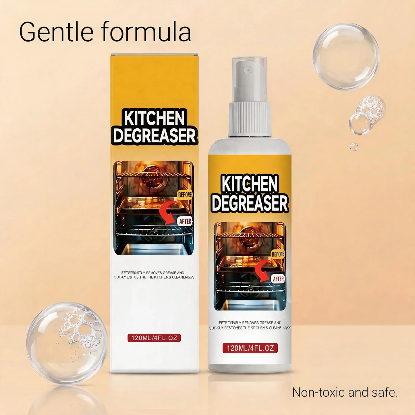 Kitchen Degreaser Spray – Cuts Grease, Oil & Burnt Carbon