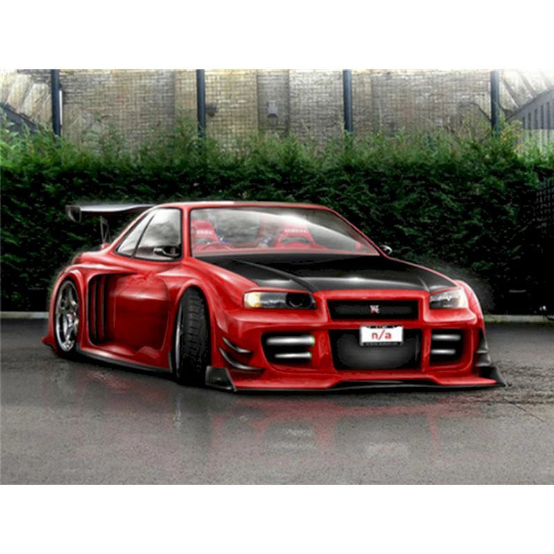 Modern Car Canvas Wall Art Poster | Bedroom & Living Room Decor