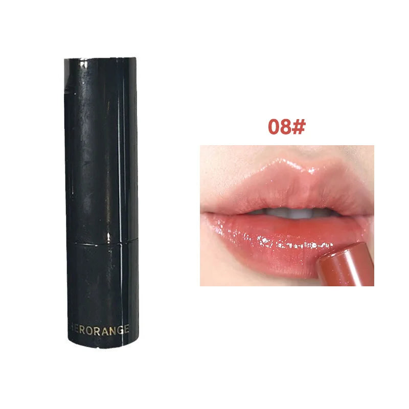Red Brown Waterproof Mirror Lipstick | Long-Lasting & Moisturizing