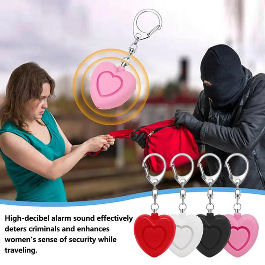 130dB Emergency Personal Safety Alarm Keychain with LED Personal Safety Alarm Peaceful Pleasures Health and Wellness