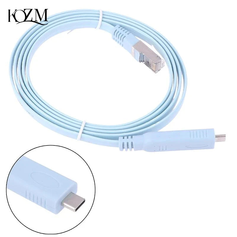 USB-C to RJ45 Console Cable 1.5m – RS232 Serial Adapter