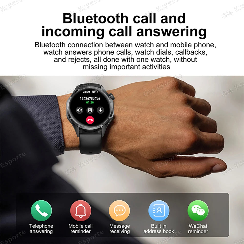 Ola Esporte 1.52" Smart Watch – Bluetooth Call & Fitness Tracker