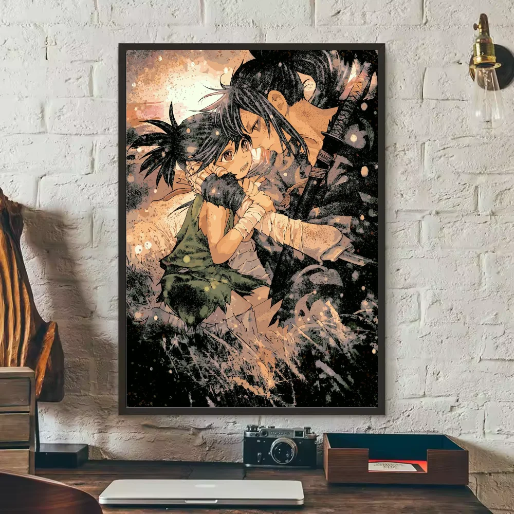 Dororo Anime HD Wall Poster – Waterproof PVC Sticky Decal Anime Wall Poster Peaceful Pleasures Health and Wellness z6 50X70cmNoframe