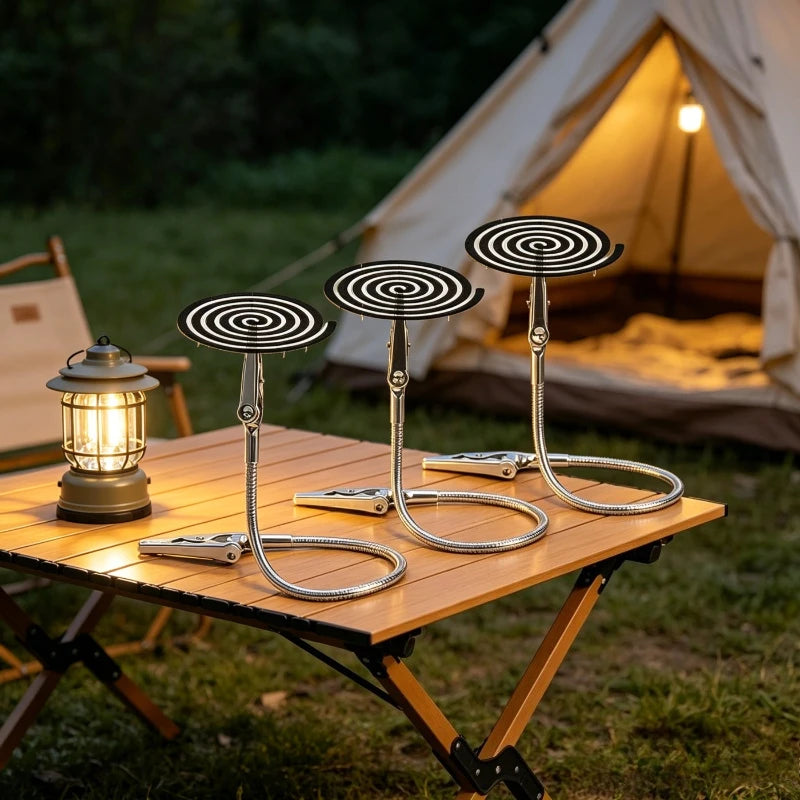 3-Pack Dual Head Incense Holder Clip – Outdoor Mosquito Repellent Incense Holder Clip Peaceful Pleasures Health and Wellness