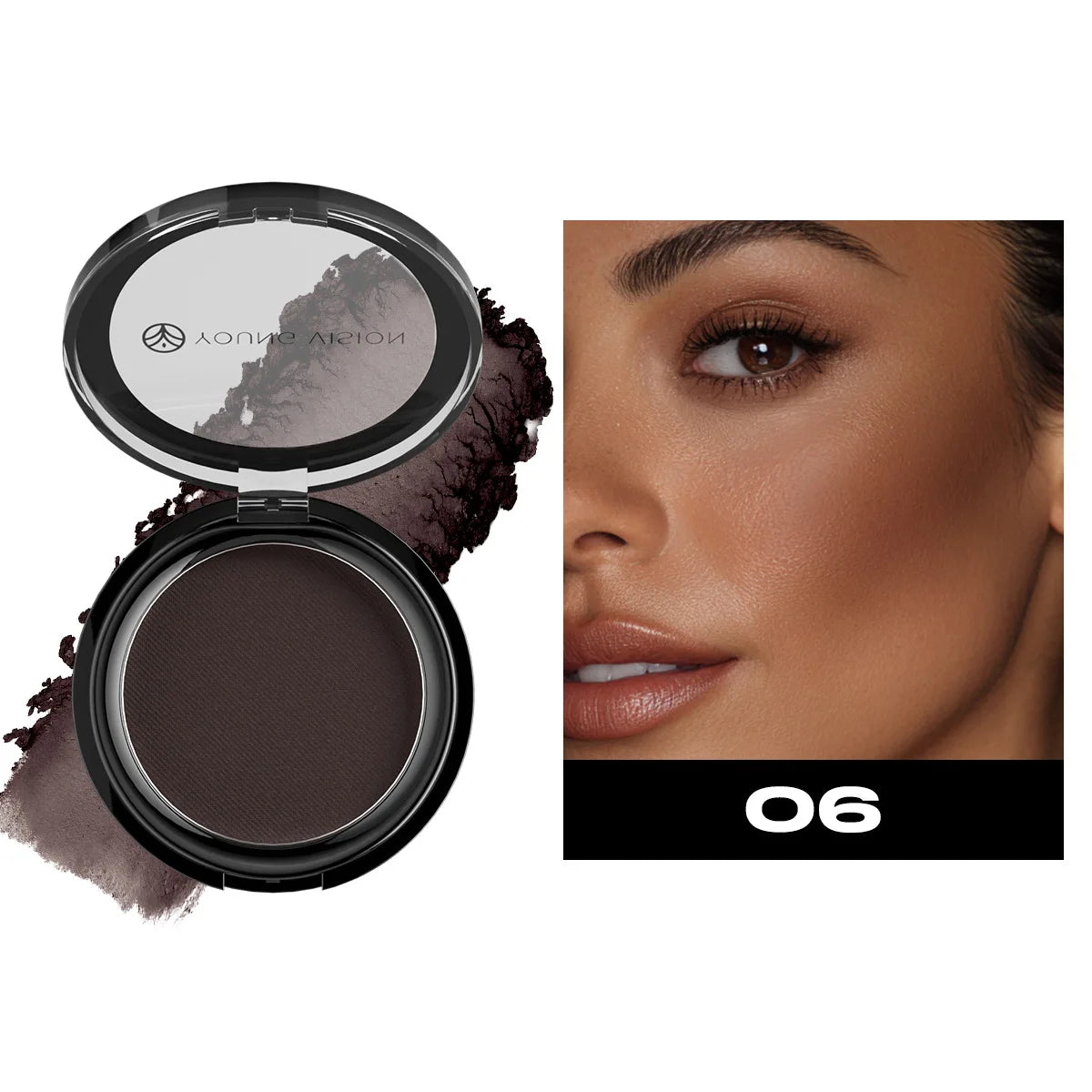 Silky Matte Bronzer & Contour Powder Palette – 6 Shades