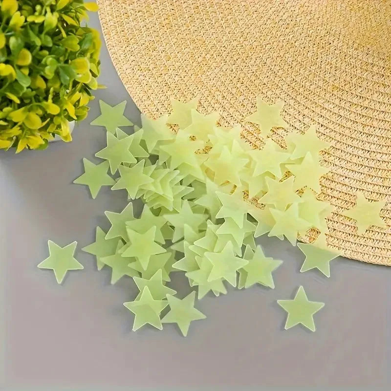 Luminous Star Wall Sticker Suitable Bedroom Ceiling Decoration