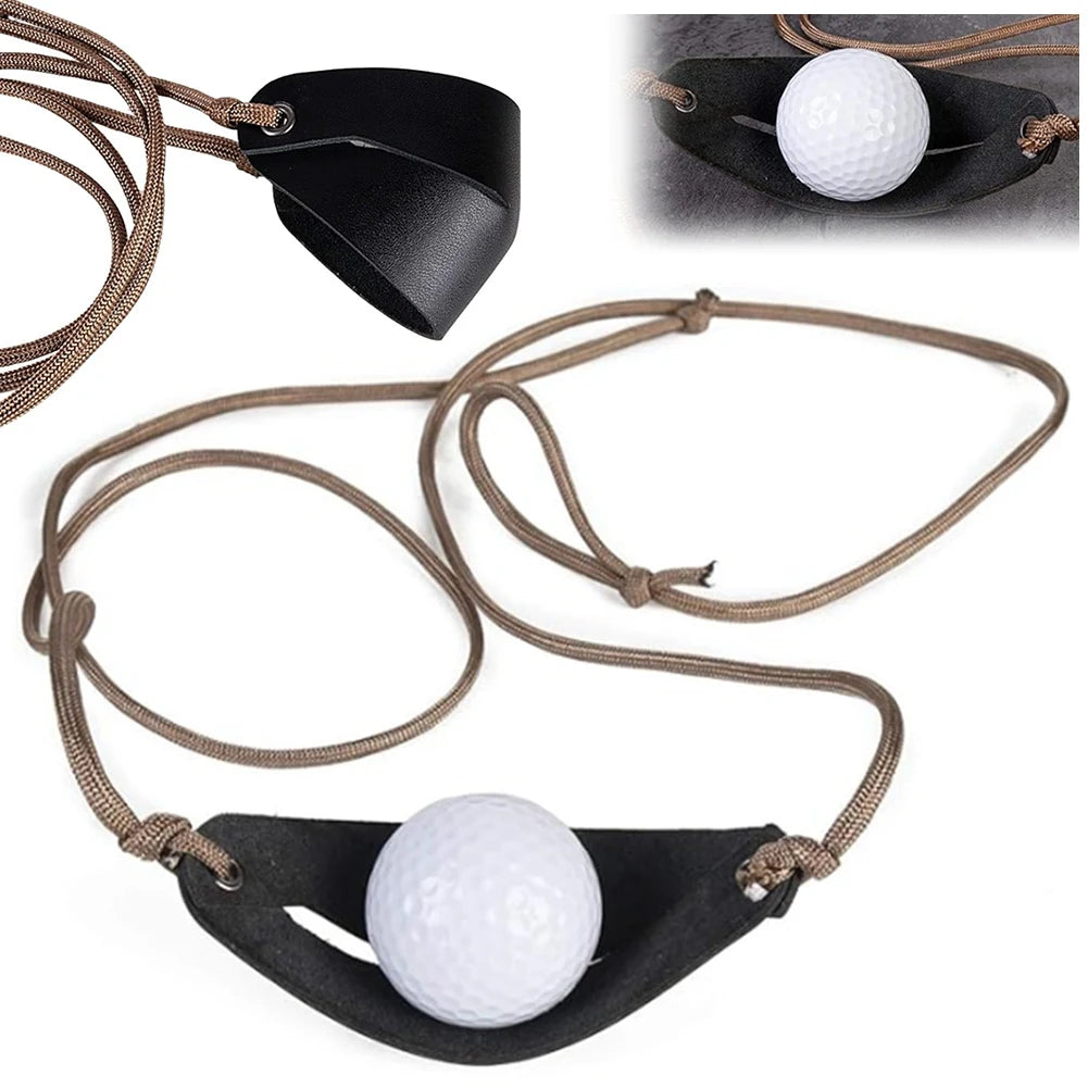 Handmade Leather Shepherd Sling — Outdoor Throwing Sling Outdoor Sports Peaceful Pleasures Health and Wellness