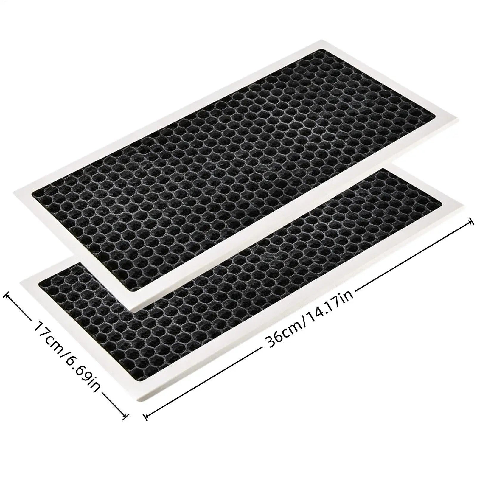 Air Conditioner Filters 2-Piece Washable Reusable Purification Air Conditioner Replacement Filters For Home Rv Apartment Living Peaceful Pleasures Health and Wellness