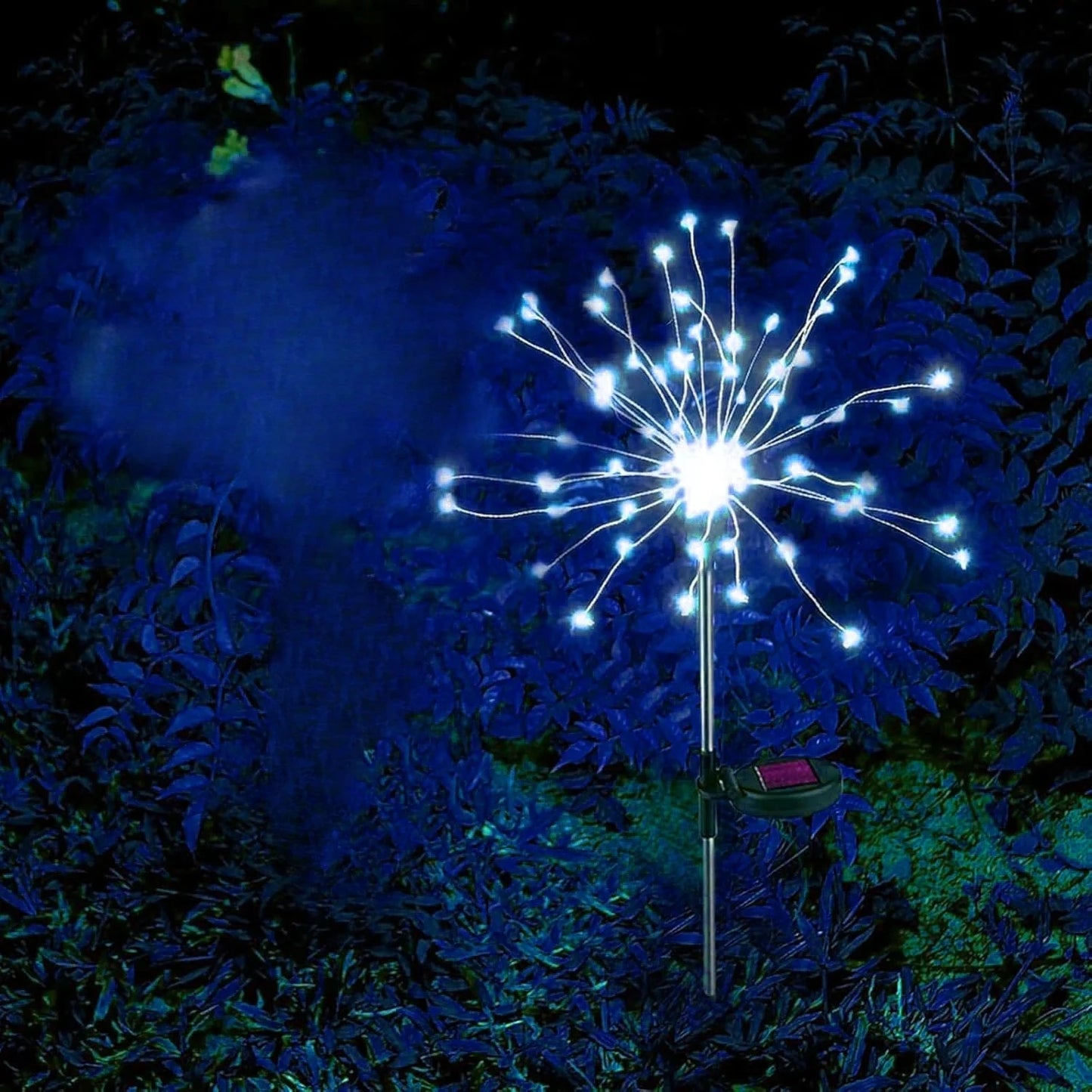 Solar LED Dandelion Firework Stake Lights | Outdoor Garden Lawn