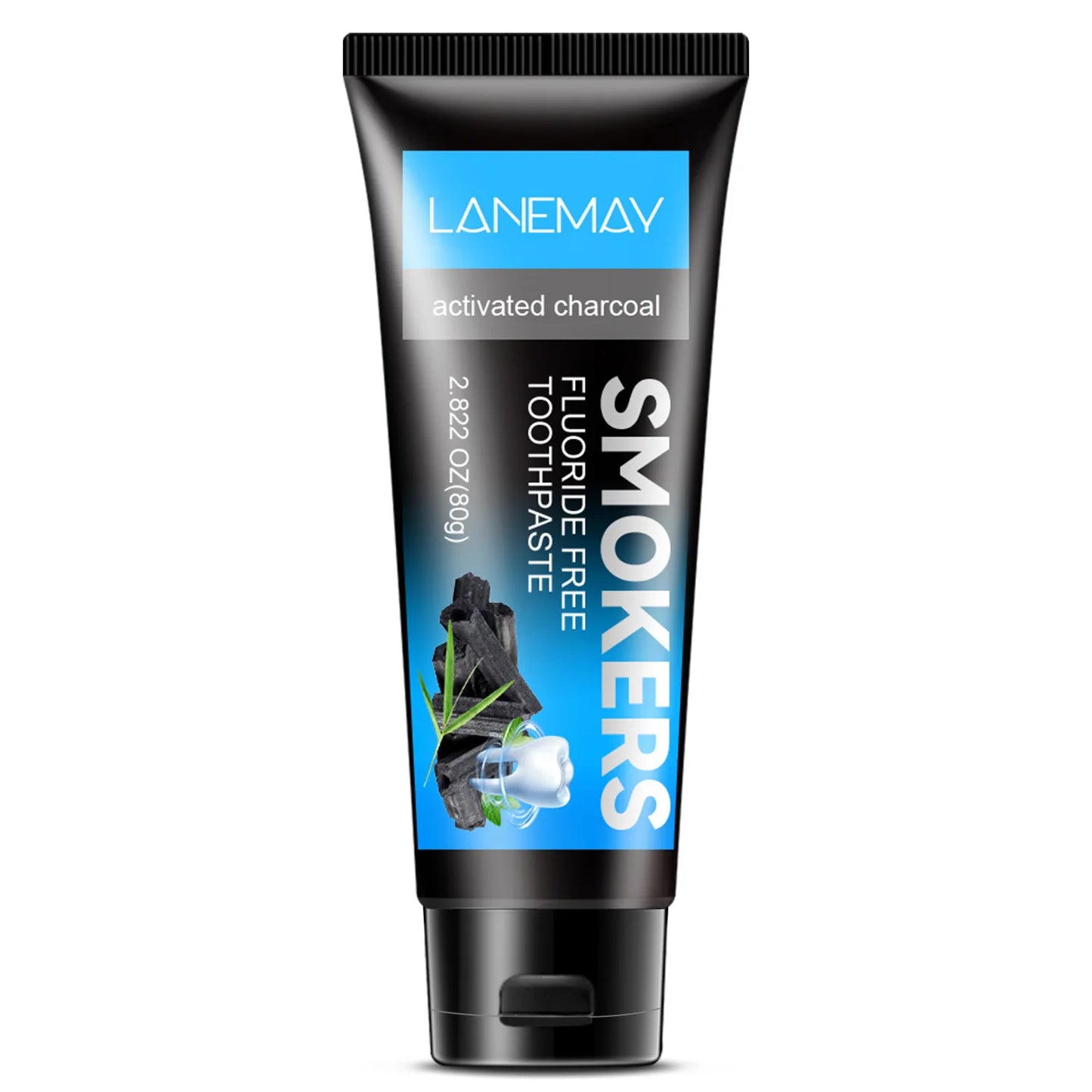 Activated Charcoal Toothpaste – Fresh Mint & Brightening 80g