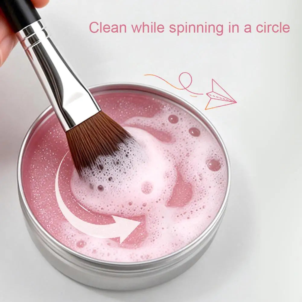 Makeup Brush Cleaner Soap with Silicone Mat – 60g/100g Peaceful Pleasures Health and Wellness