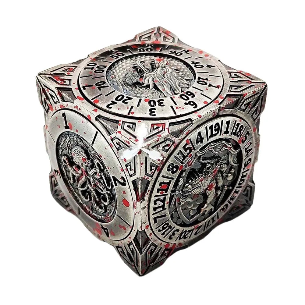 7-in-1 Metal Mechanical Gyroscope Dice for DnD RPG Games