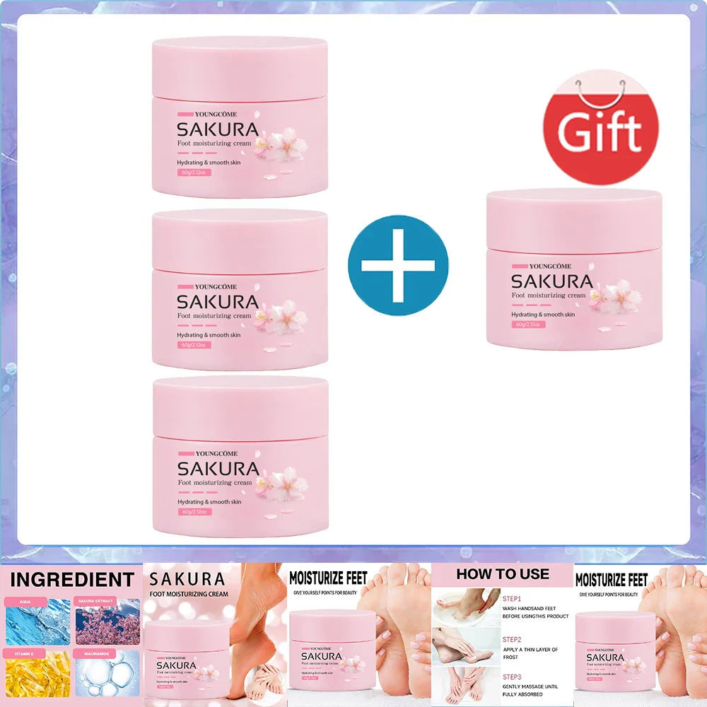 Sakura Foot Cream – Urea 40% & Shea Butter Overnight Heel Repair