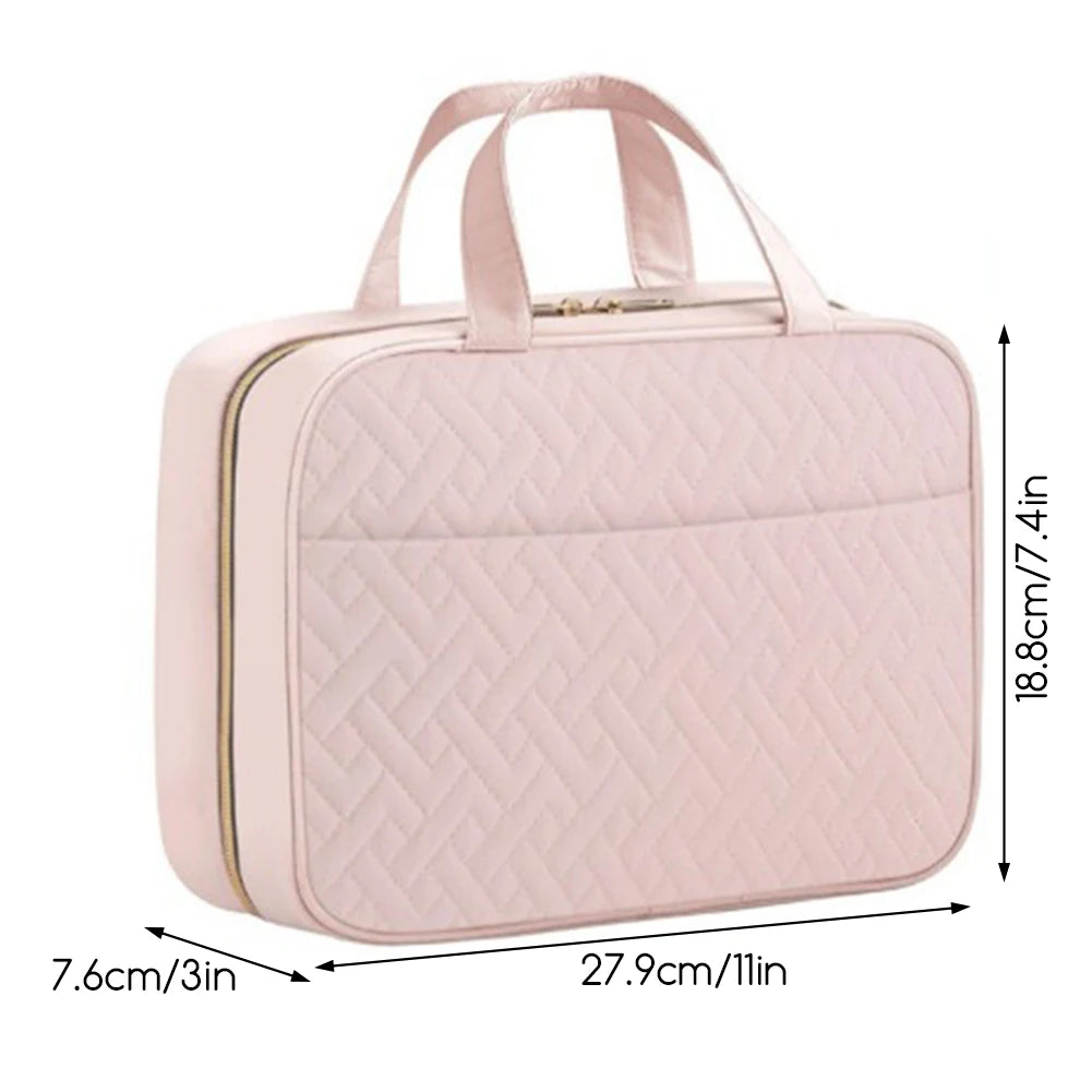 Large Hanging Travel Toiletry Bag – Waterproof Double Layer