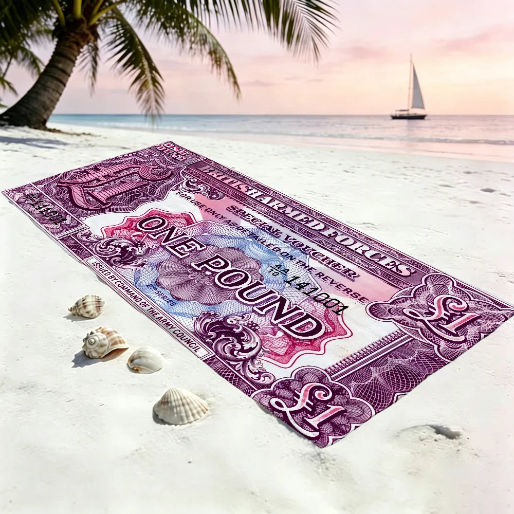 Quick-Dry Microfiber Beach Towel | Pool, Gym & Travel Quick-Dry Beach Towel Peaceful Pleasures Health and Wellness