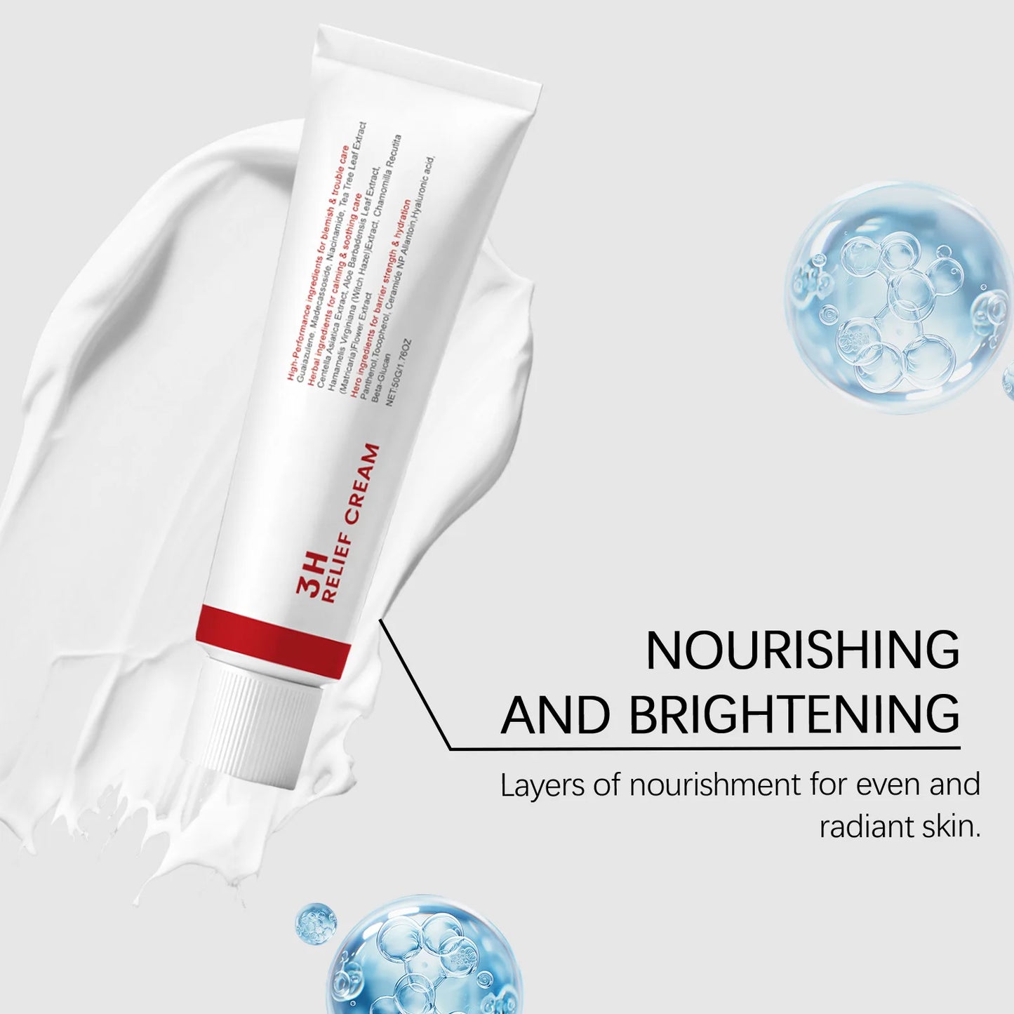 Centella Nicotinamide Skin Cream Strengthen Skin Barrier Moisturize Dry Skin Calm Sensitivity Smooth Fine Lines Skin Care Creams Peaceful Pleasures Health and Wellness