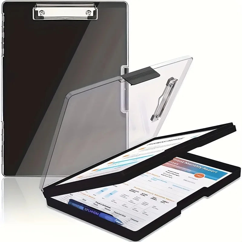 8.5x11 Heavy Duty Clipboard Organizer | 2 Storage Boxes