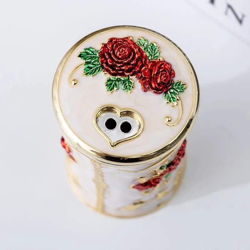 High end rose, portable toothpick bucket, restaurant, hotel, KTV, living room, coffee table, toothpick bottle, toothpick storage Peaceful Pleasures Health and Wellness