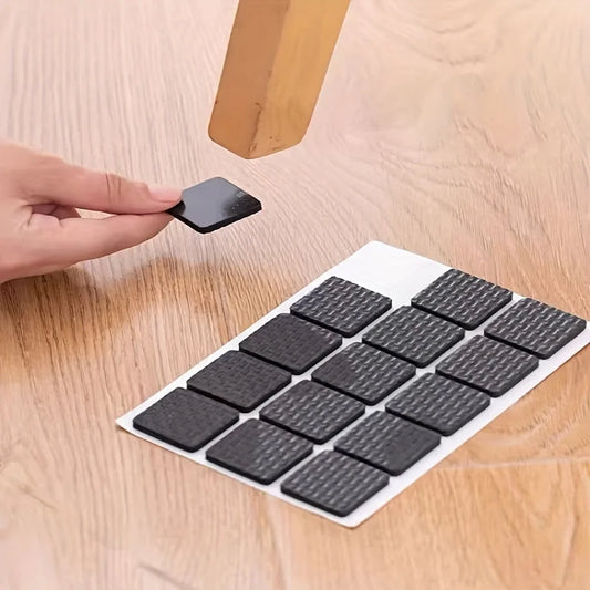30pcs black thick table and chair foot pads, scratch resistant, silent, table and chair foot pads, self-adhesive sofa furniture Peaceful Pleasures Health and Wellness