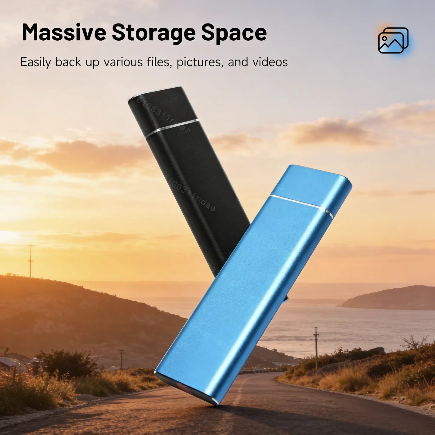 EOENKK 8TB 16TB USB 3.2 Type-C Portable External SSD Drive