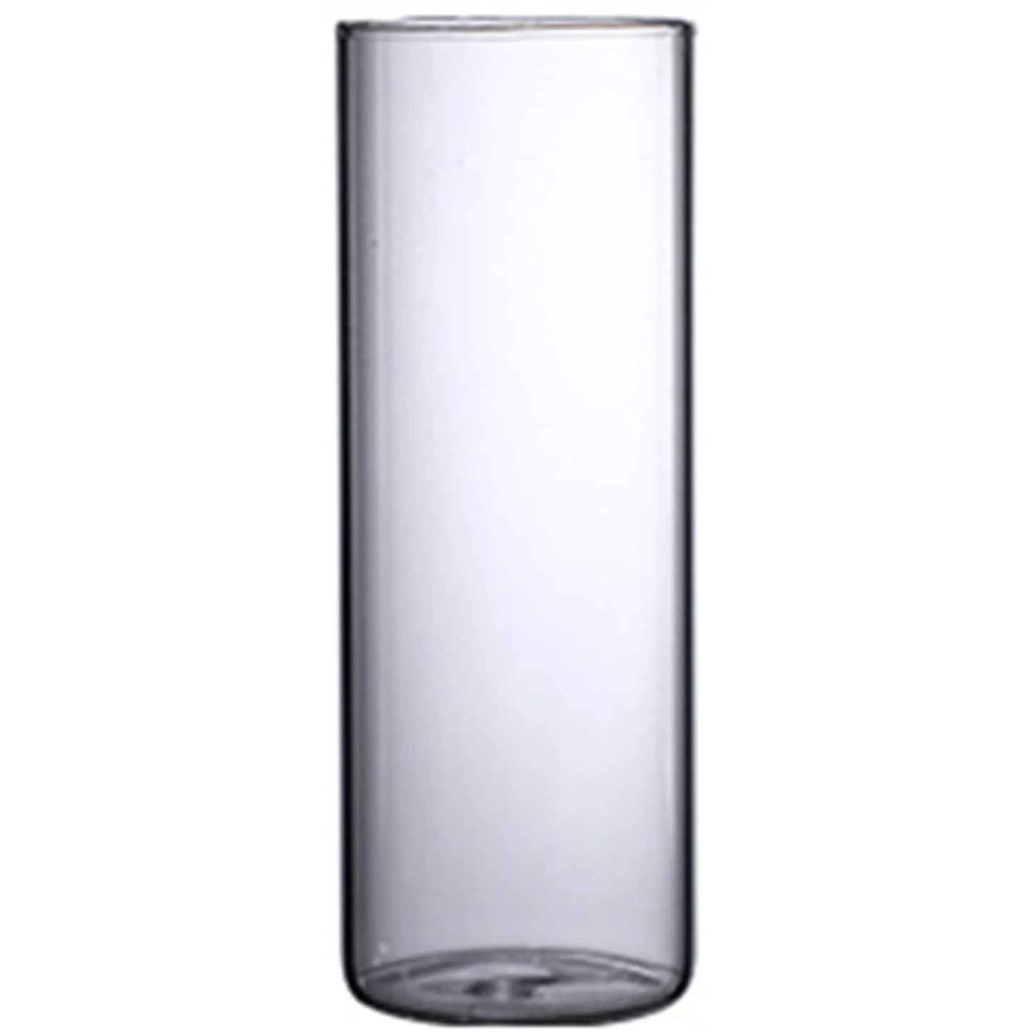 Hydroponic Flower Vase Modern Small Cylinder Flower Centerpiece Vases for Home Office Wedding Table Peaceful Pleasures Health and Wellness 5.5x15cm