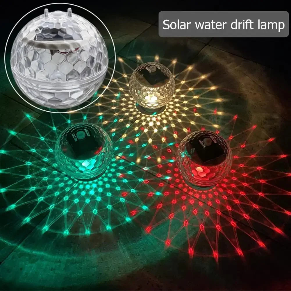 Solar Floating Pool Light – LED Color-Changing Ball IP66 Waterproof Peaceful Pleasures Health and Wellness