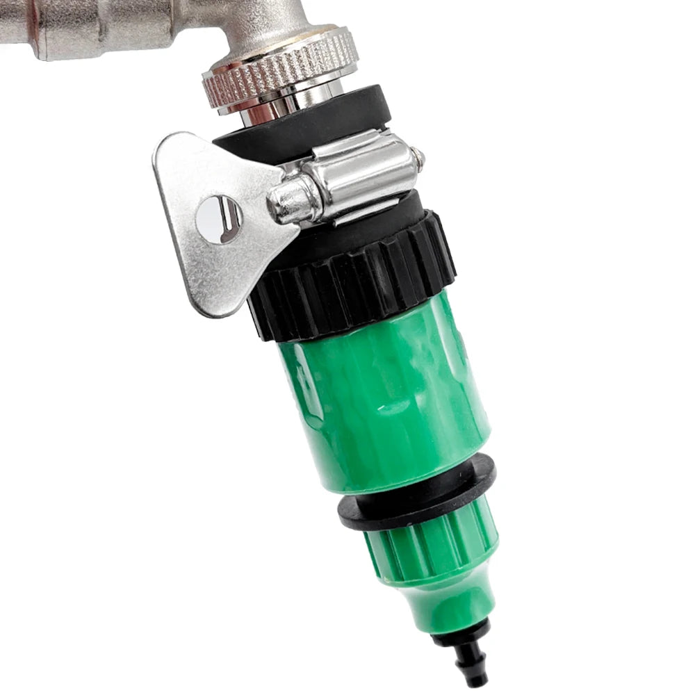 2pcs Durable Universal Water Faucet Adapter Plastic Hose Fitting Quick Connect Fitting Tap for Car Washing Garden Irrigation Peaceful Pleasures Health and Wellness