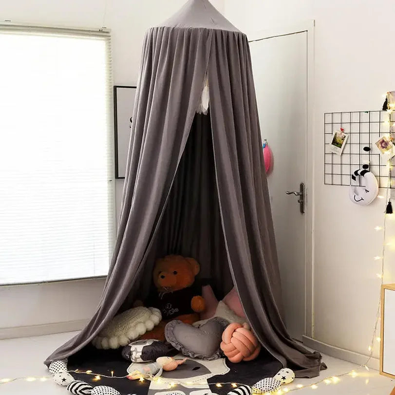 Kids Dome Bed Canopy Castle Play Tent & Mosquito Net