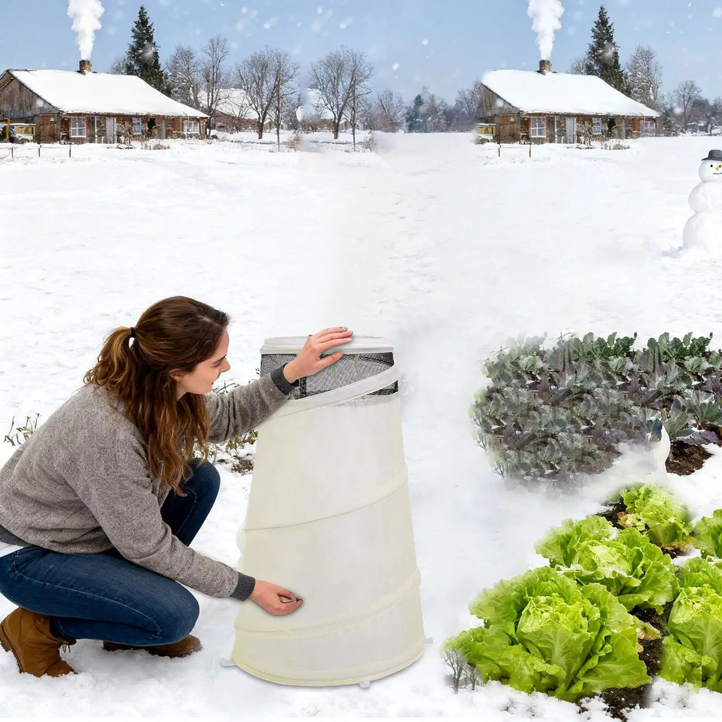 Reusable Rose Cone Winter Frost Protection Cover | Garden