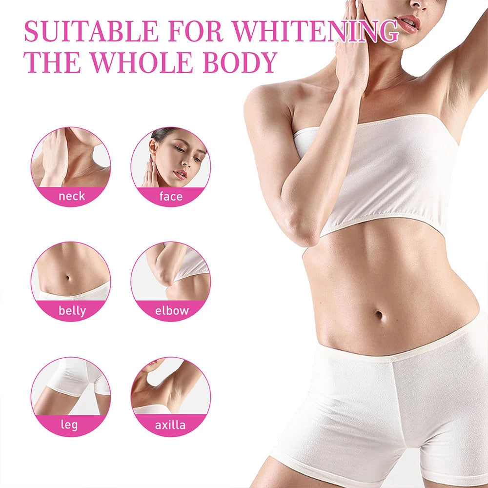 Face Body Brightening Cream Neck Knee Buttocks Thigh Underarm Inner Lightening Lotion Feminine Nourishing Dark Skin Care Cream Peaceful Pleasures Health and Wellness