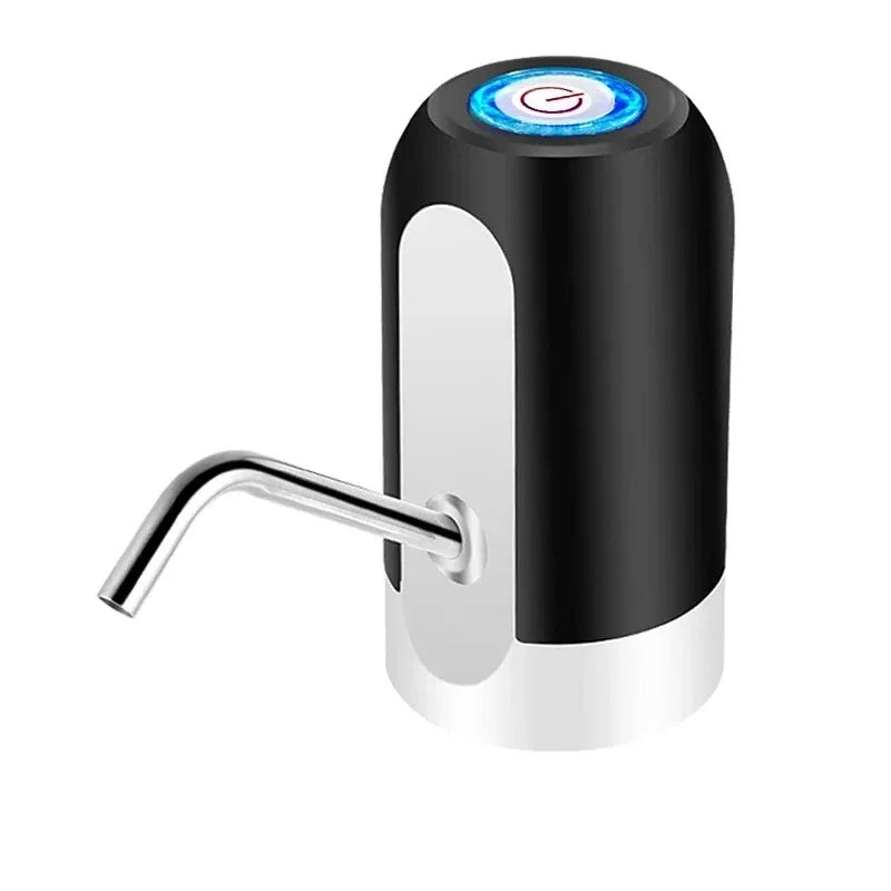 Mini Electric USB Water Pump Dispenser for 5 Gallon Bottles Water Bottle Pump Peaceful Pleasures Health and Wellness Black S