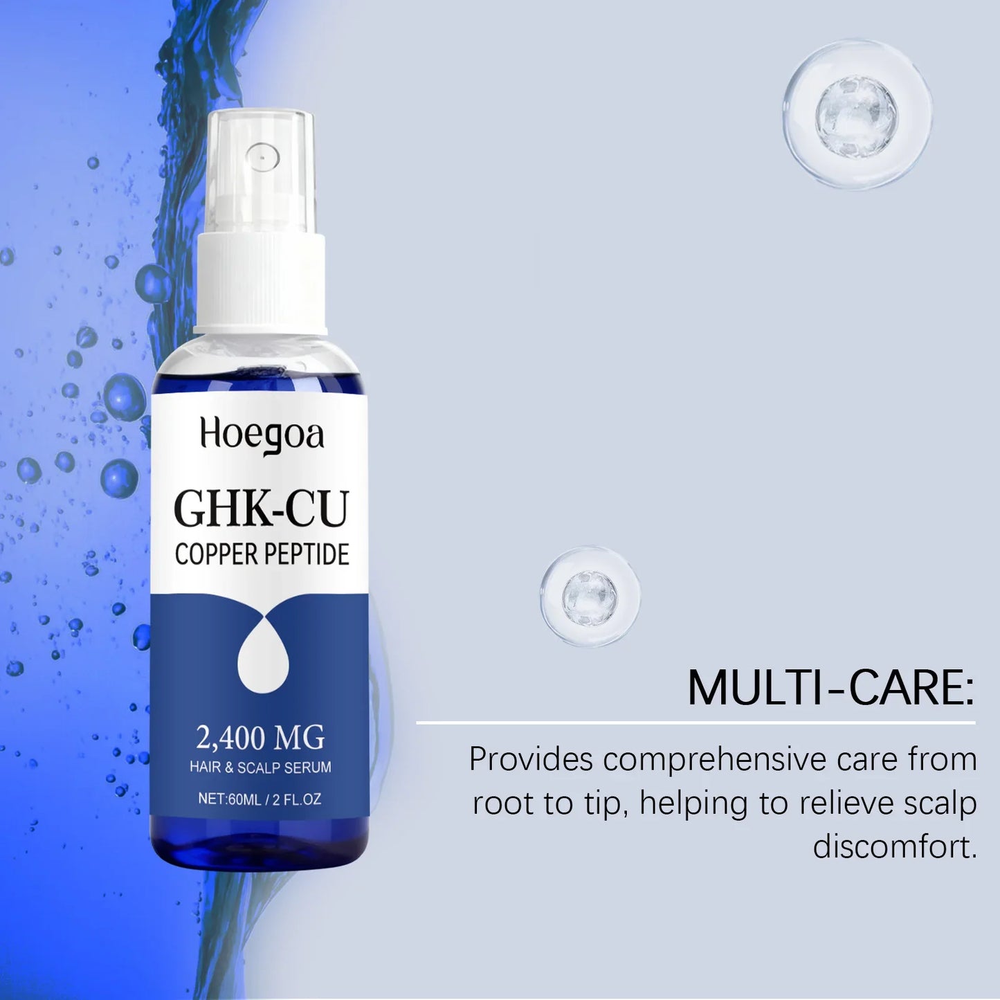 Copper Peptide GHK-Cu Hair & Scalp Serum Spray 60ml
