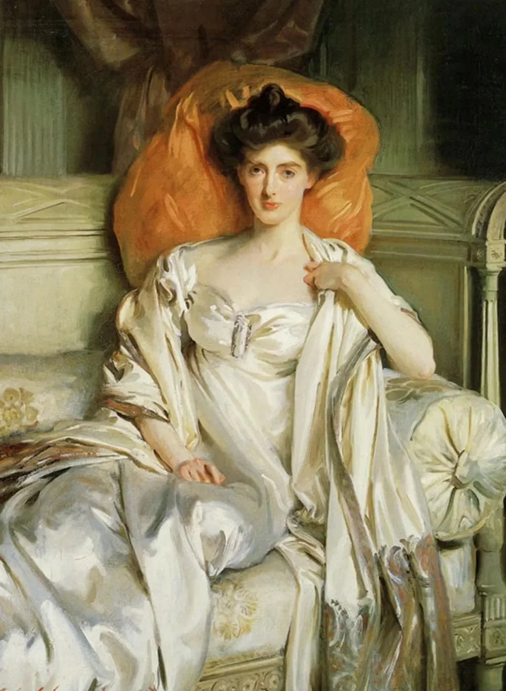 John Singer Sargent Female Portrait Canvas Wall Art Print Canvas Wall Art Print Peaceful Pleasures Health and Wellness