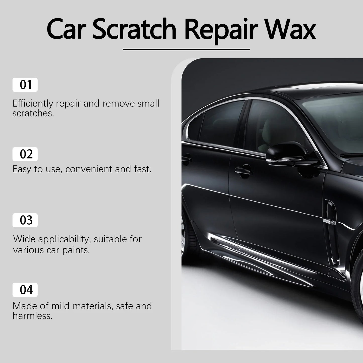 Homonth Car Scratch Repair Polish Cream – Swirl Remover Kit
