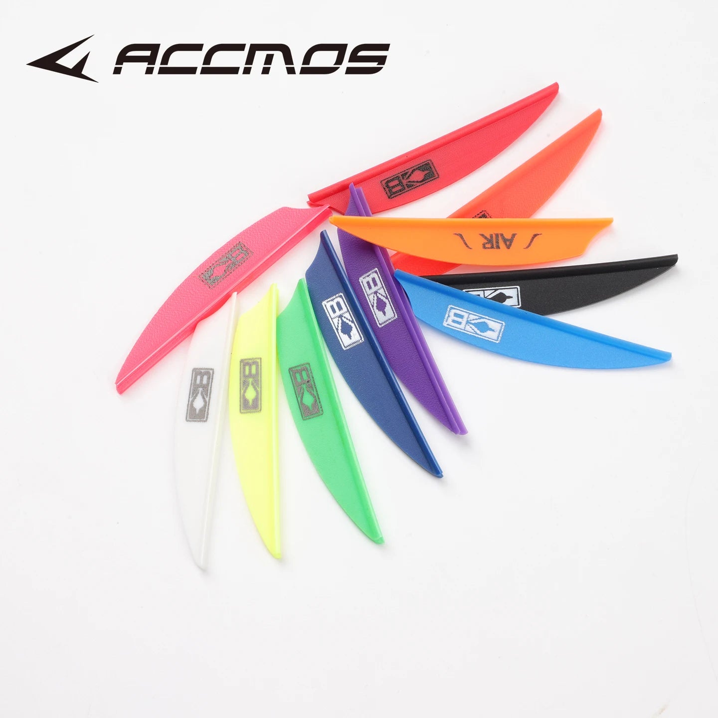 2'' Plastic Arrow Vanes Air Feather Shaft Fletching DIY Archery