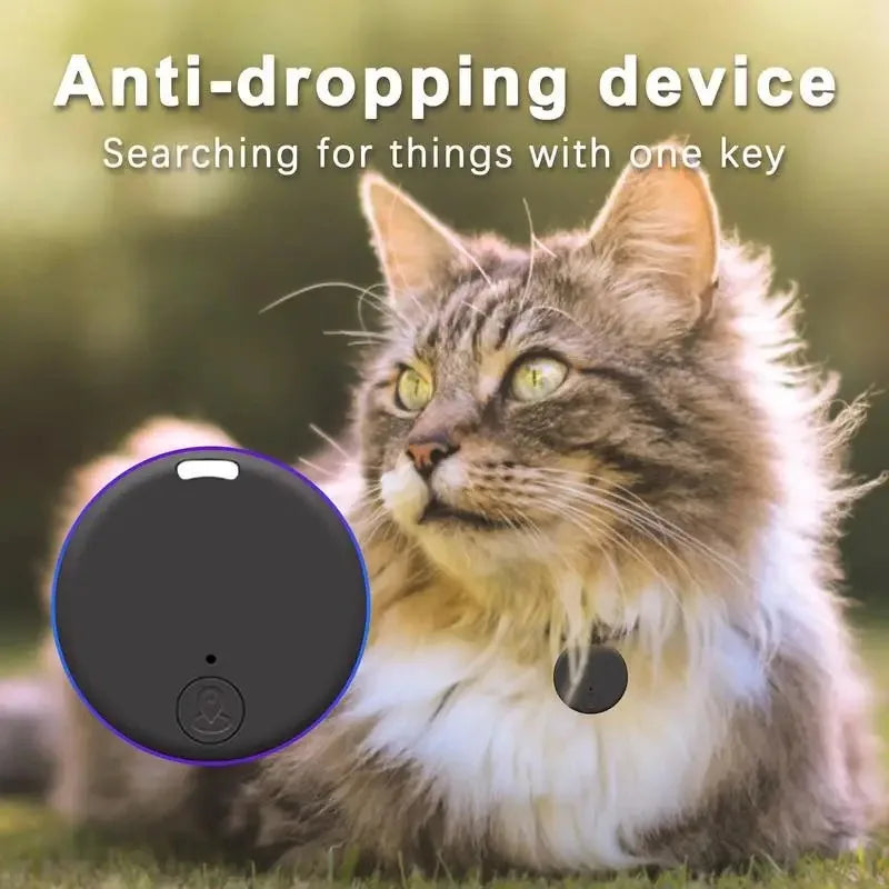 Mini GPS Locator AntiLost Alarm Wallet Keychain Smart Tag Bluetooth-Compatible Tracer Keychain Dog Pet Child Tracker Key Finder Peaceful Pleasures Health and Wellness