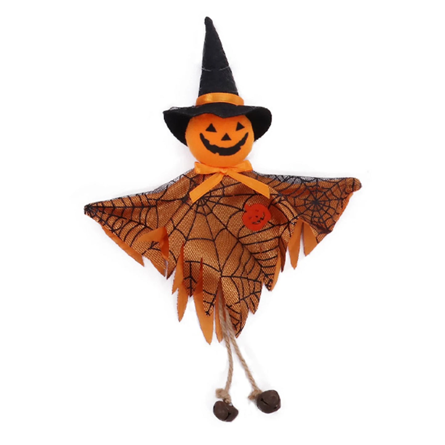 Halloween Hanging Decor Tree Ornaments Pumpkin Ghost Witch Pendant for Home Indoor Outdoor Party Peaceful Pleasures Health and Wellness Pumpkin