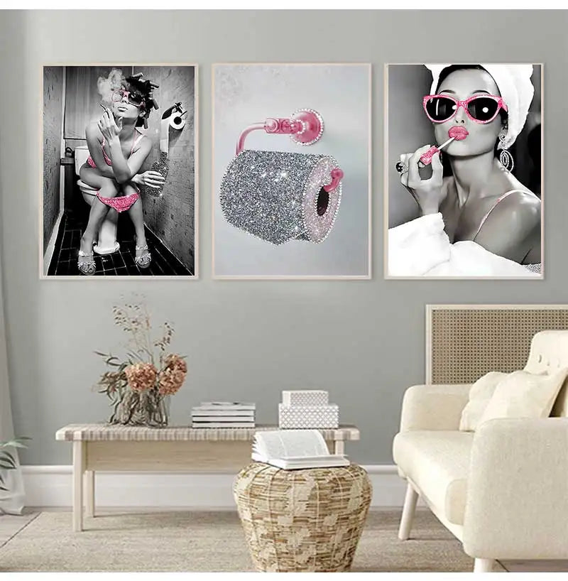 Modern Posters Prints Canvas Painting Wall Art High Picture For Bedroom Home Decor Classic Sexy Woman Peaceful Pleasures Health and Wellness